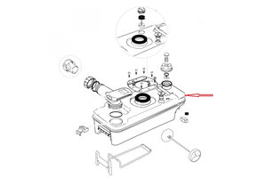 Bovenkant holdingtank