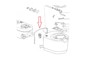 Thetford C220 Muur Seal Rubber