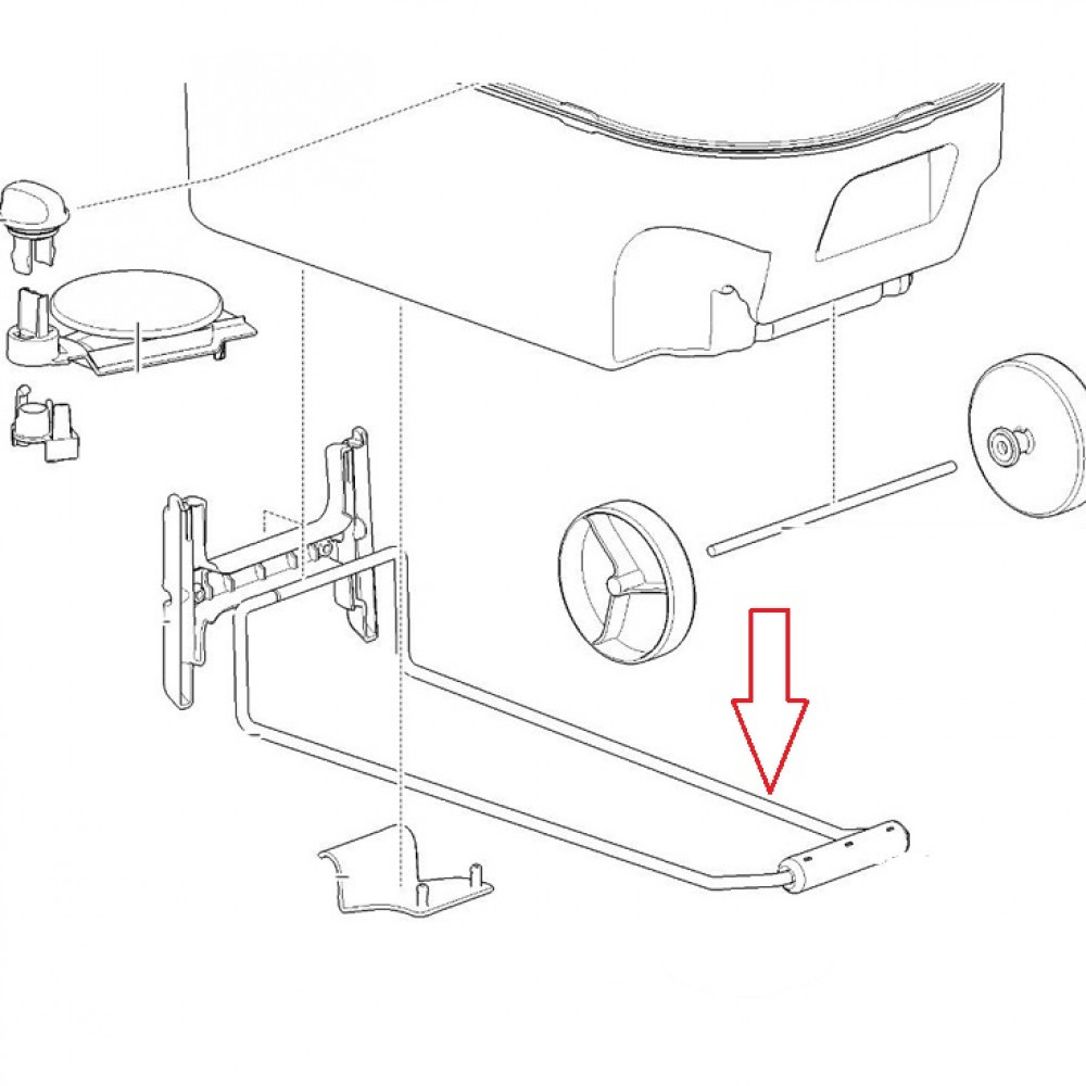 Thetford C220 Transport Handvat