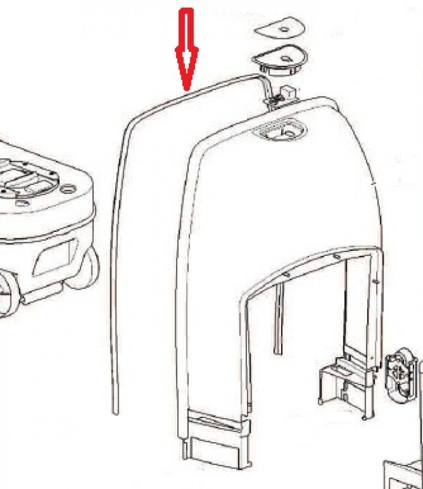 Thetford C223CS Muur Seal Rubber Thetford C223CS Muur Seal Rubber