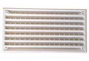 Ventilatierooster Wit 17x9cm