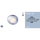 Frilight Opbouwspot Glean 46 LED Wit Frilight Opbouwspot Glean 46 LED Wit