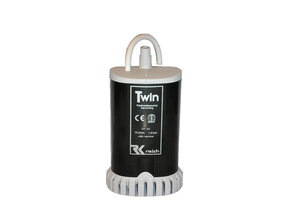 Reich Dompelpomp Twin met Ontluchting + Zeef 12V-19L