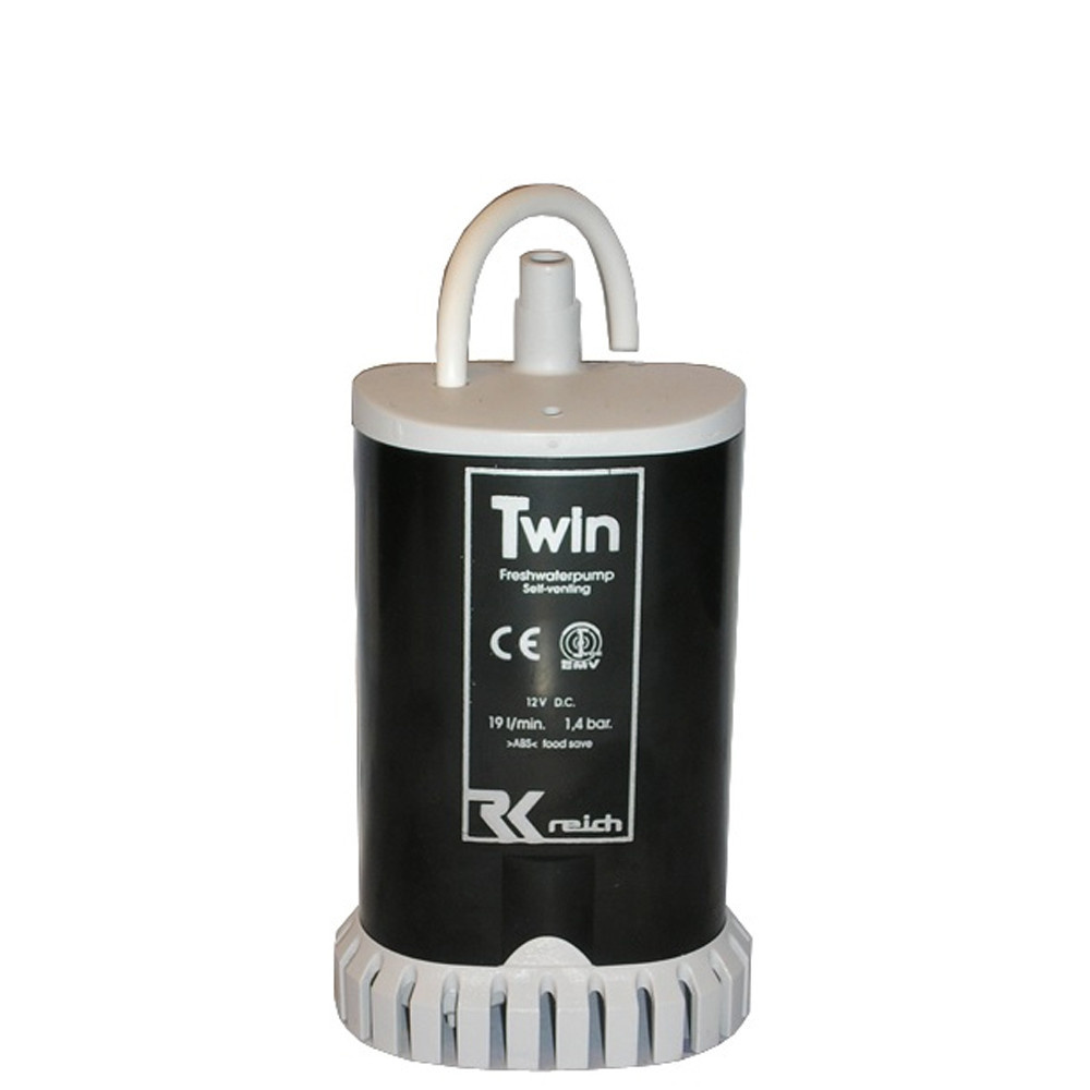 Reich Dompelpomp Twin met Ontluchting + Zeef 12V-19L Reich Dompelpomp Twin met Ontluchting + Zeef 12V-19L