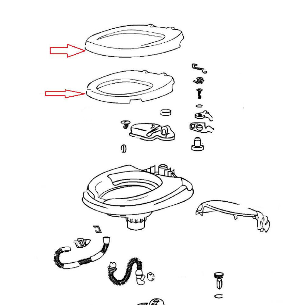 Thetford Aqua Magic IV Bril met Deksel ivoor kopen? 123kampeerwereld
