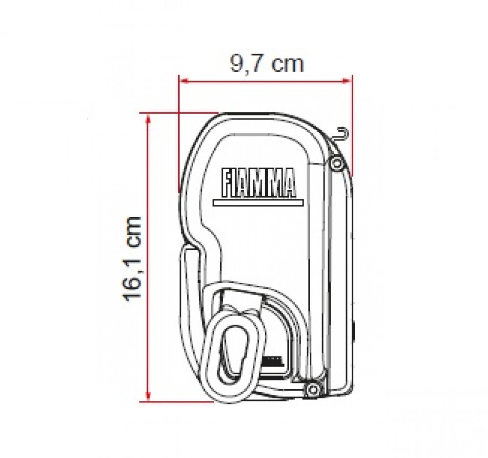 Fiamma F45L 450 Polar White-Royal Grey Fiamma F45L 450 Polar White-Royal Grey