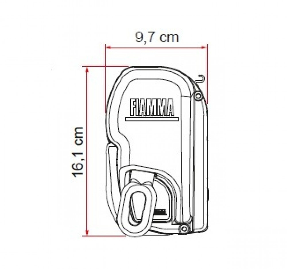 Fiamma F45L 500 Titanium-Royal Grey Fiamma F45L 500 Titanium-Royal Grey