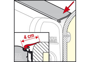 Fiamma Kit Rain Guard M 550cm