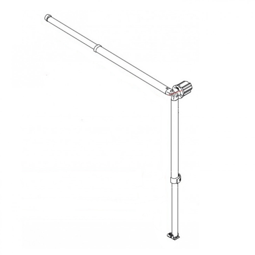 Fiamma left rafter + leg CaravanStore 310/440 6 holes