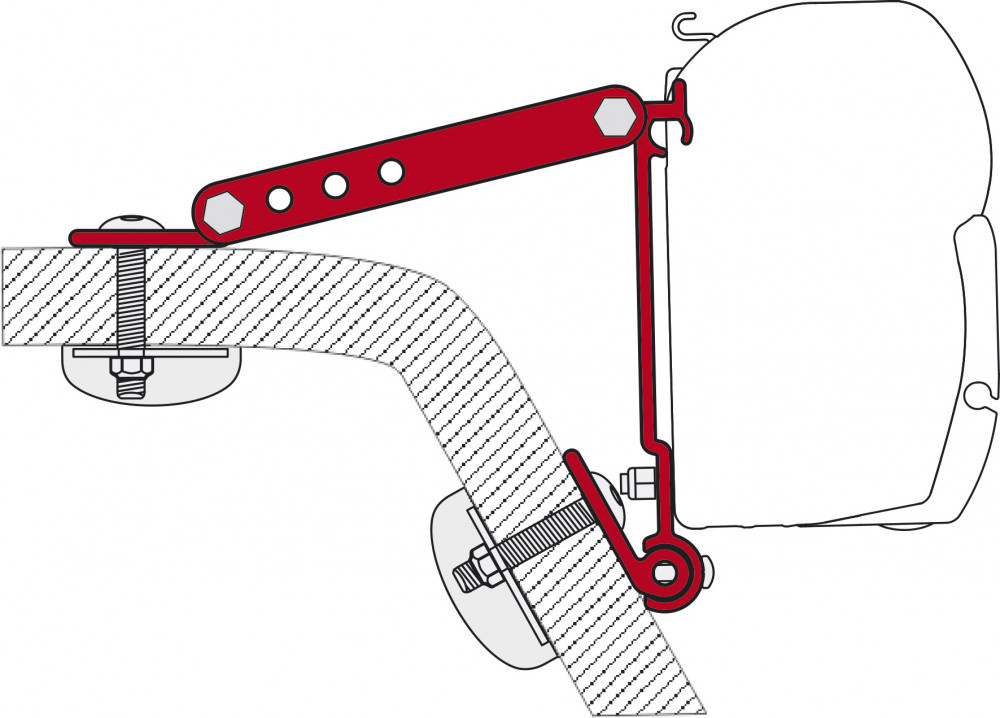 Fiamma Kit Wall Adapter F45 Fiamma Kit Wall Adapter F45