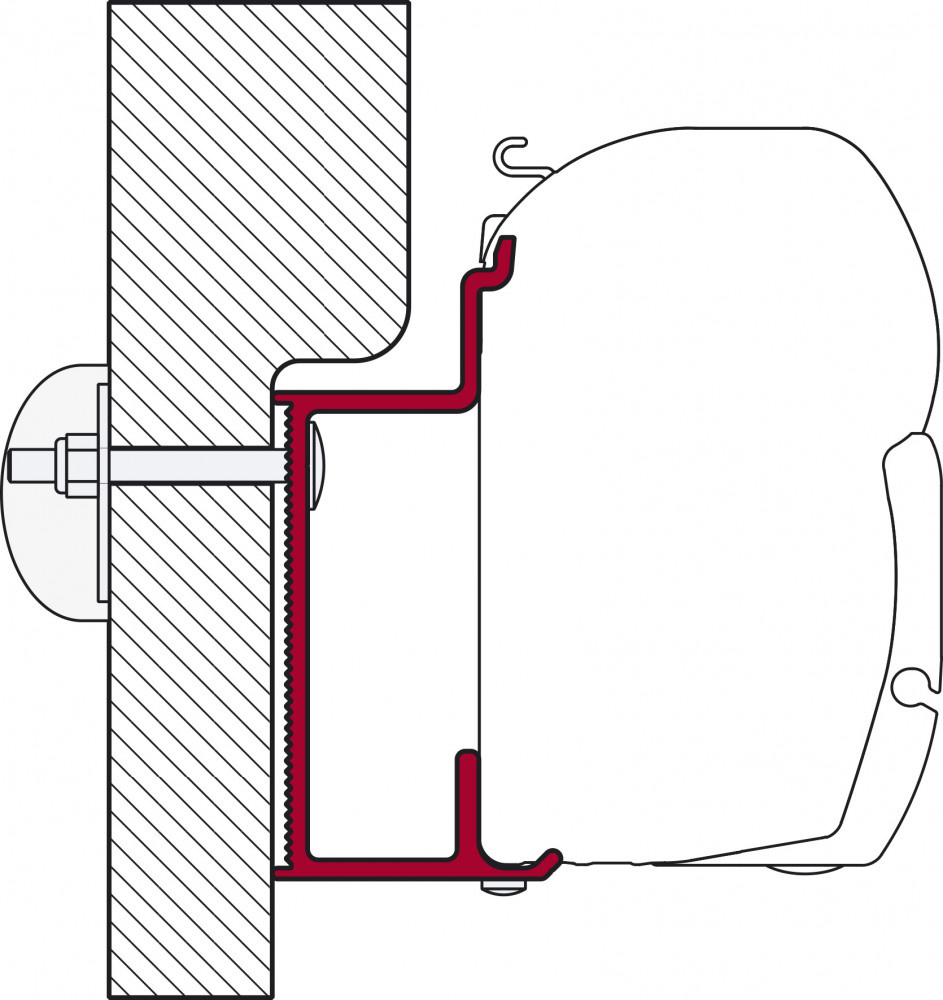 Fiamma Eura Mobil Karmann Adapter 400 F45