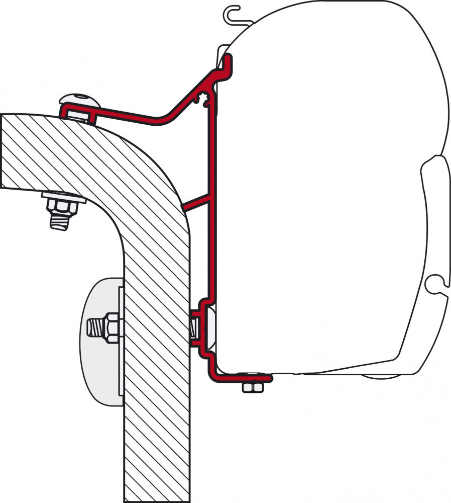 Fiamma Hymer B2/Van Adapter 350 F45