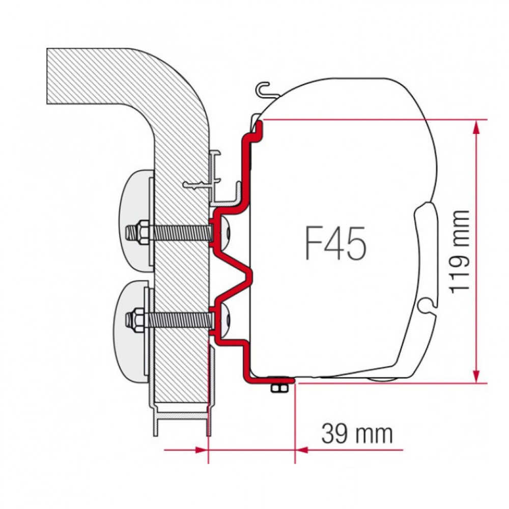 Fiamma Hymer Camp Adapter 350 F45