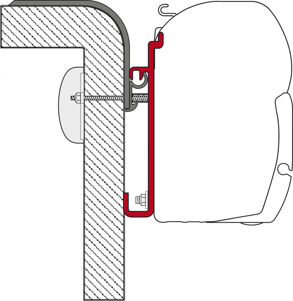 Fiamma Rapido Adapter 350 F45 Fiamma Rapido Adapter 350 F45