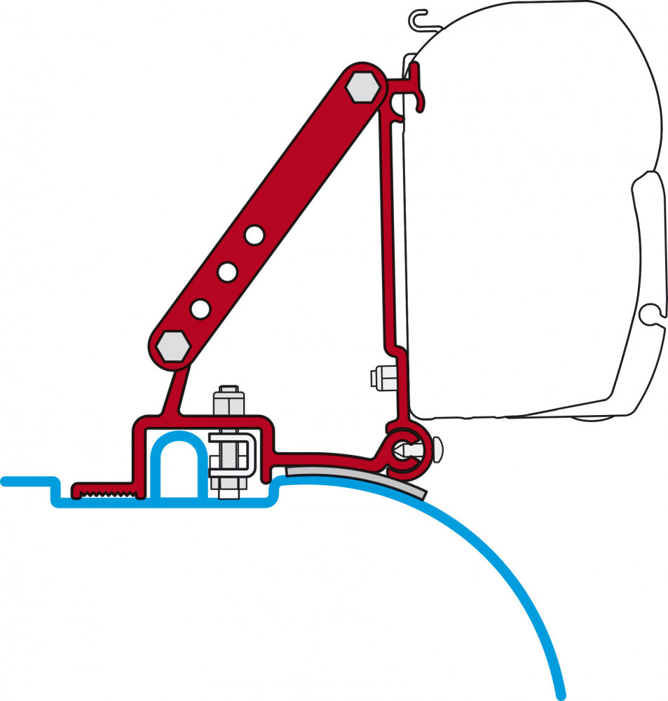 Fiamma Ducato/Jumper/Boxer Kit H2-L2/L3/L4 >2006 F45 Fiamma Ducato/Jumper/Boxer Kit H2-L2/L3/L4 >2006 F45