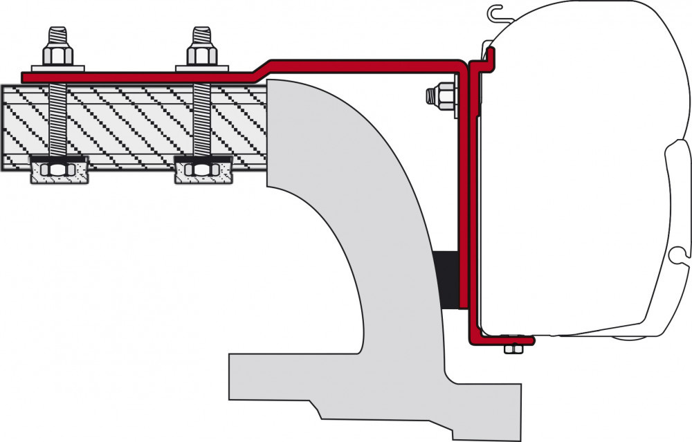 Fiamma Mercedes Vito Kit H1-L1 1996-2003 F45 Fiamma Mercedes Vito Kit H1-L1 1996-2003 F45