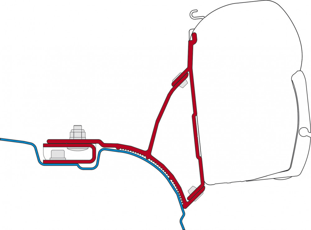 Fiamma VW T5/T6 Multivan Transporter Kit H1-L1 >2003 F45 Fiamma VW T5/T6 Multivan Transporter Kit H1-L1 >2003 F45