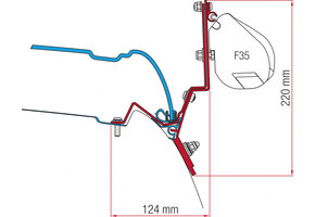 Fiamma Mercedes V-Class/Marco Polo Kit H1-L2 >2014 F35/F45