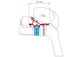 Fiamma VW Crafter/MAN TGE Roof Rail Kit H3-L3/L4 >2017 F65/F80
