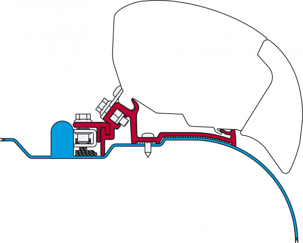 Fiamma Iveco Daily Kit H2-L2/L3 2006-2014 F65/F80 Fiamma Iveco Daily Kit H2-L2/L3 2006-2014 F65/F80