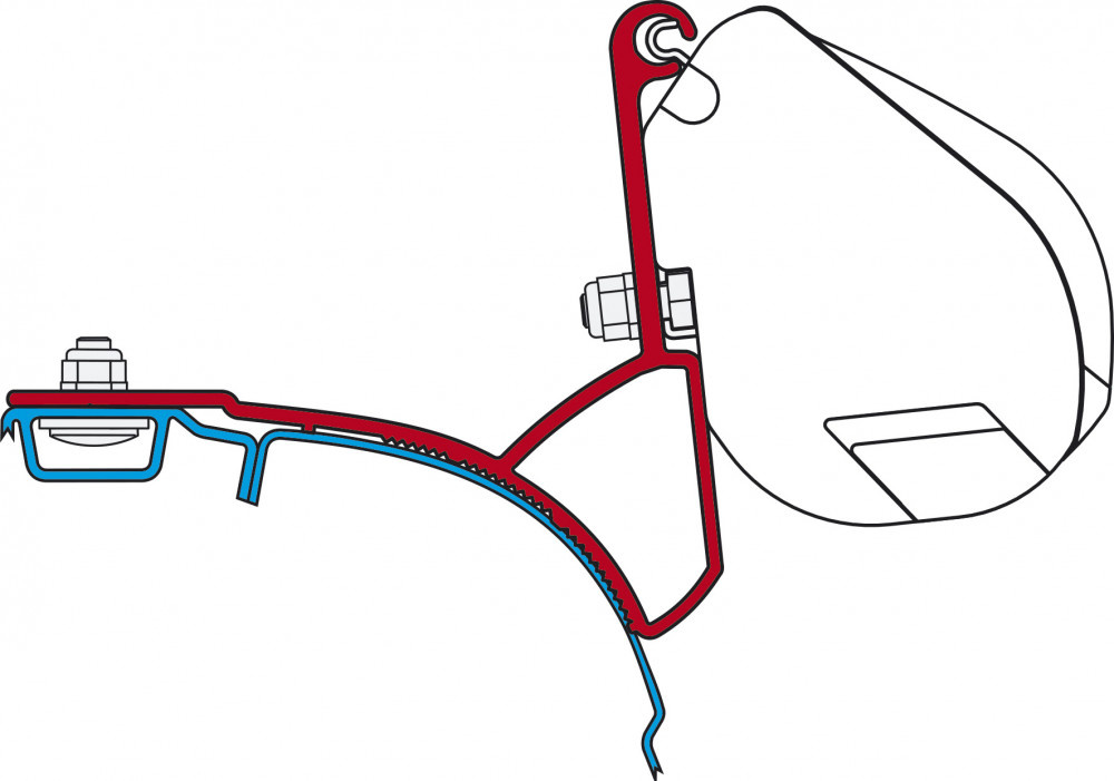 Fiamma VW T5/T6 Multivan Transporter Kit H1-L1/L2 >2003 F35 Fiamma VW T5/T6 Multivan Transporter Kit H1-L1/L2 >2003 F35