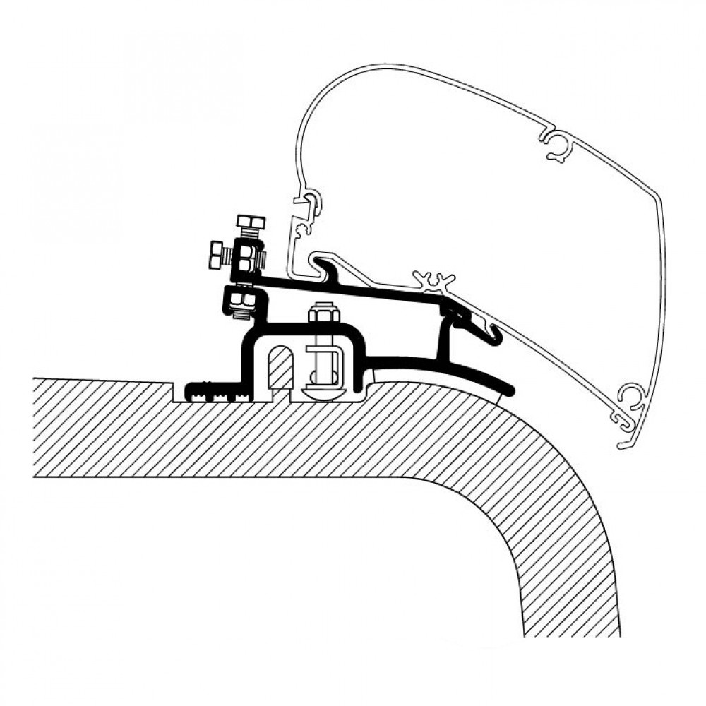 Thule Ducato/Jumper/Boxer Adapter 1994-2006