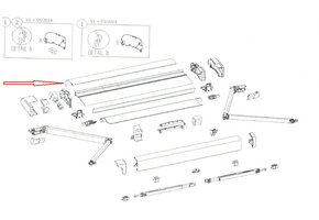 Thule cover housing 6200 3,25m white V2