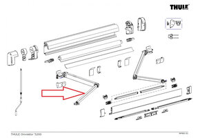 Thule Knikarm Compleet LH 5200 >3.00