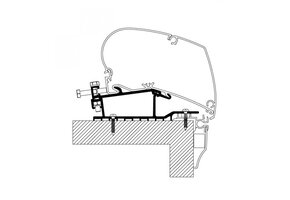 Thule Hobby Caravan Roof Adapter 2009