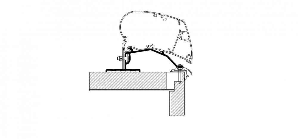 Thule Caravan Roof Adapter 550
