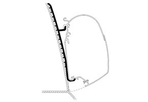 Thule Renault Master H3 High Roof Adapter
