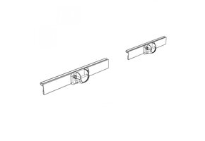 Thule Mounting Rail voor Caravan Rail 2x16cm 10st.