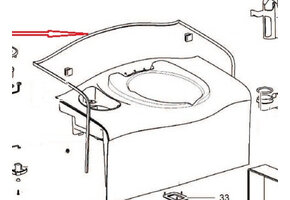 Thetford C400 Afwerkbies Cassette Toilet