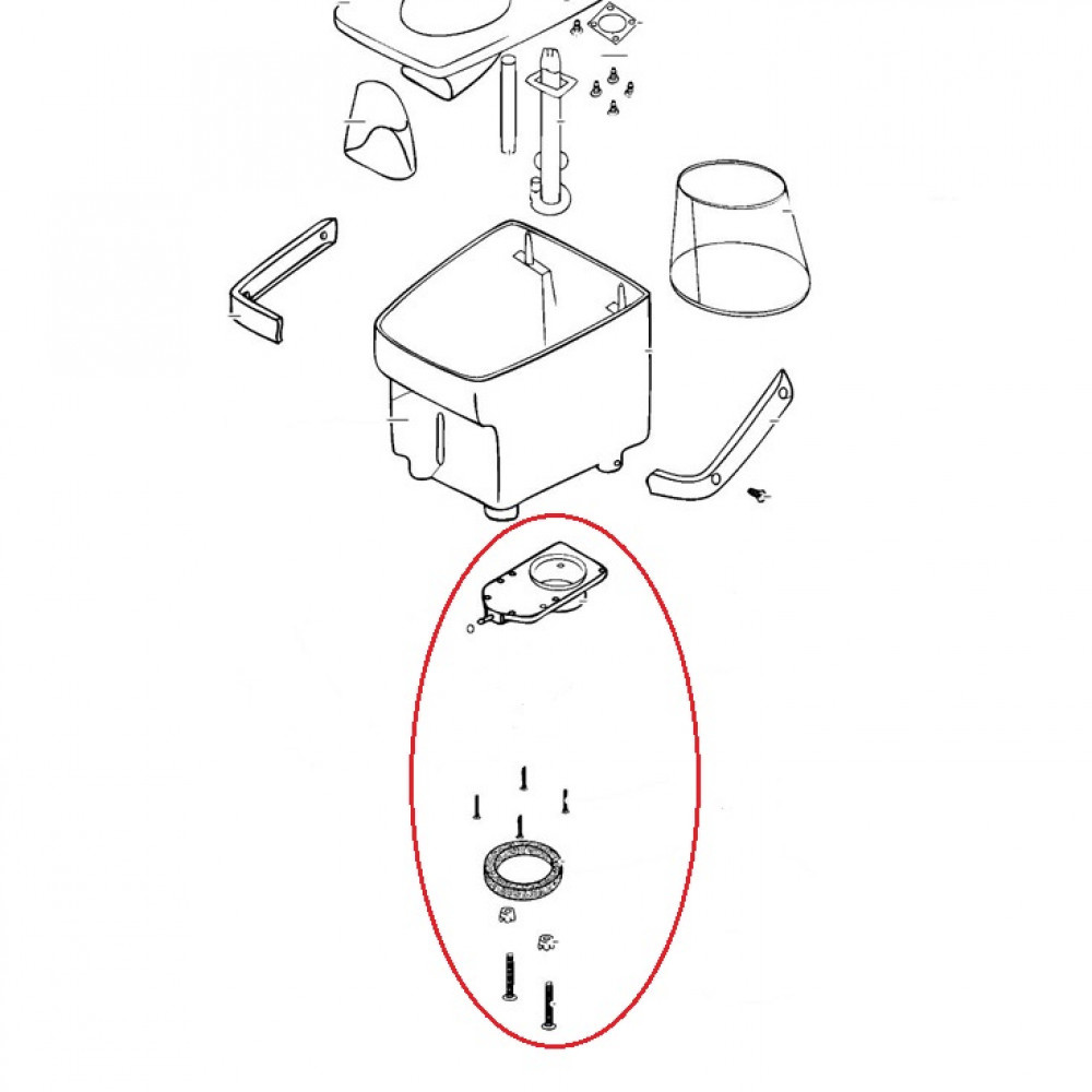 Thetford Electra Magic Slide reparatieset Thetford Electra Magic Slide reparatieset