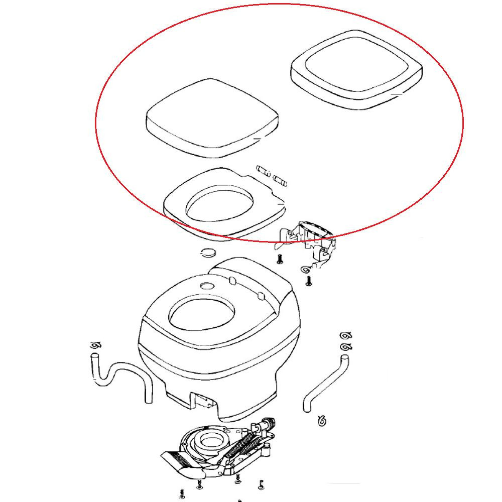 Thetford Aqua Magic Starlite Bril en Deksel