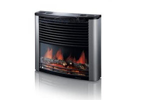 Openhaard uitvoering. 12V. grijs.