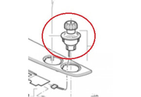Truma Knop met Verlichting S3004/S5004