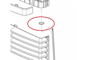 (24)Drukstang bevestigingsring a 2stuks