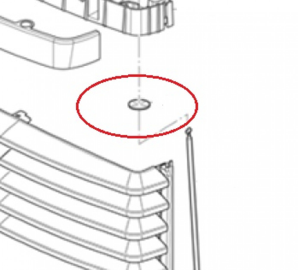 Truma Drukstang Bevestigingsring S3004/S5004 2st.