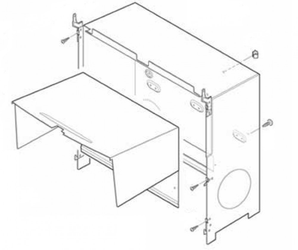 (32)Inbouwkast 2 ventilatoren compleet (32)Inbouwkast 2 ventilatoren compleet