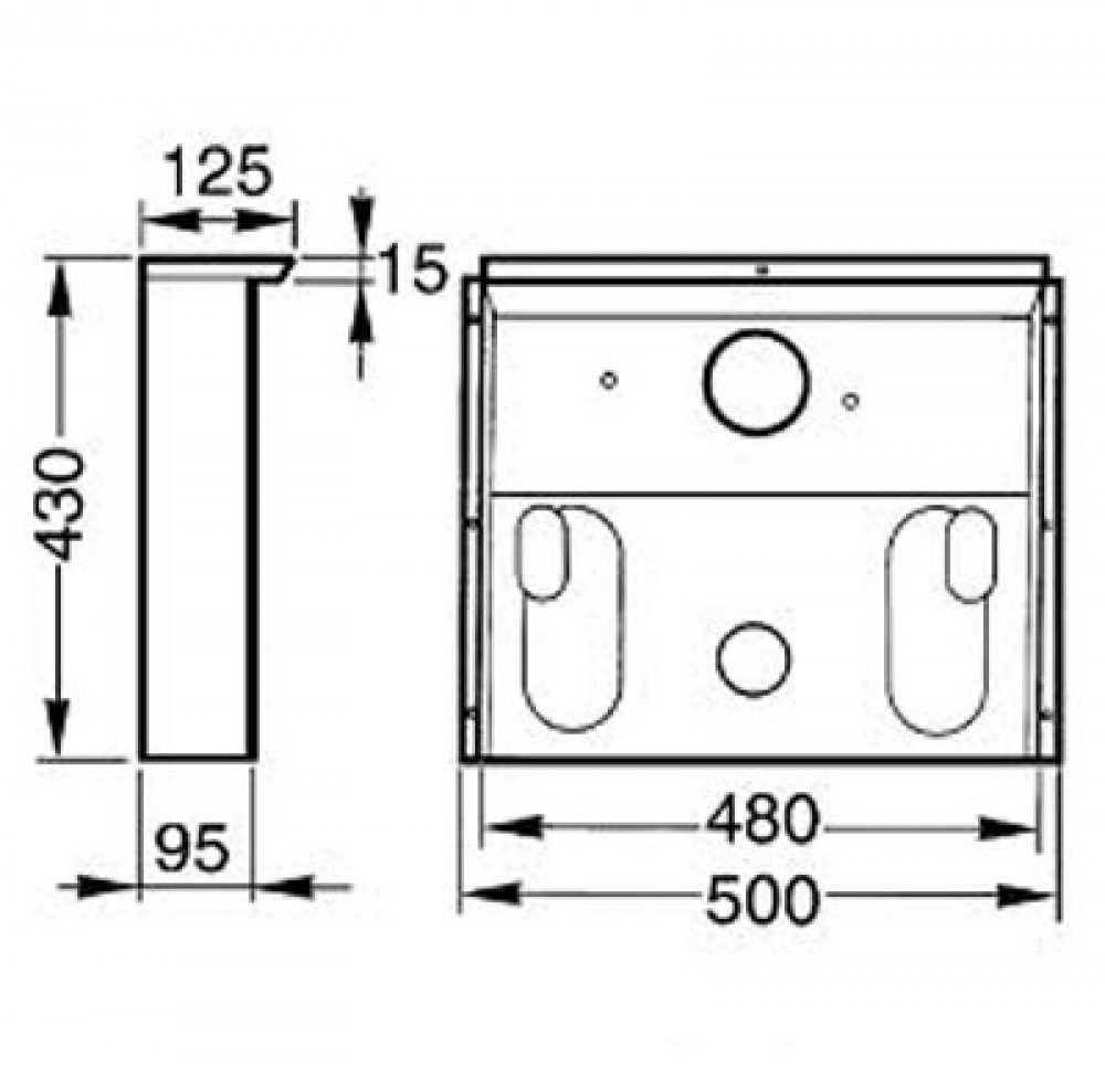 (42)Inbouwkast, kleur bruin (42)Inbouwkast, kleur bruin