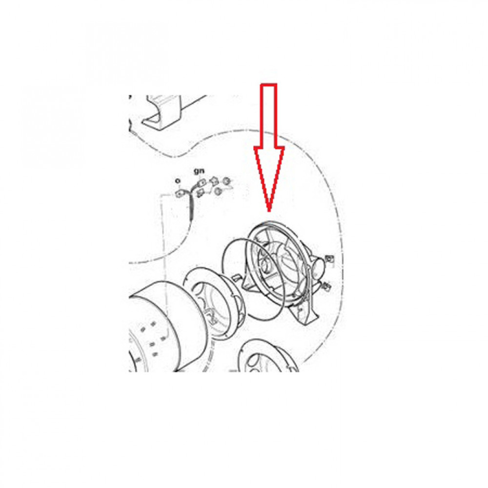 (33)Warmeluchtverdeler compleet.