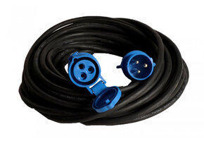 Vechline Verloopkabel PVC 3x1.5mm² CEE-CEE Contra 40m