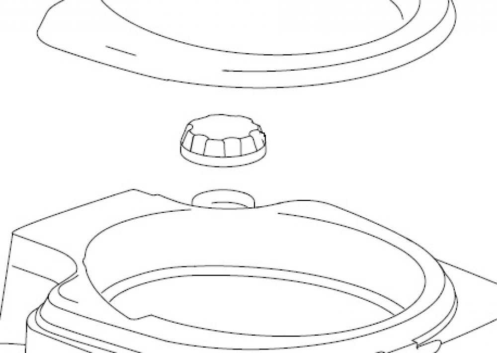 Thetford SPP waterfill cap Qube 145/ 165 Thetford SPP waterfill cap Qube 145/ 165