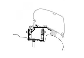 Thule VW Crafter/MAN TGE Adapter 2017 (LHD)