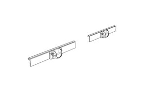 Thule Mounting Rail voor Caravan Rail 2x16cm