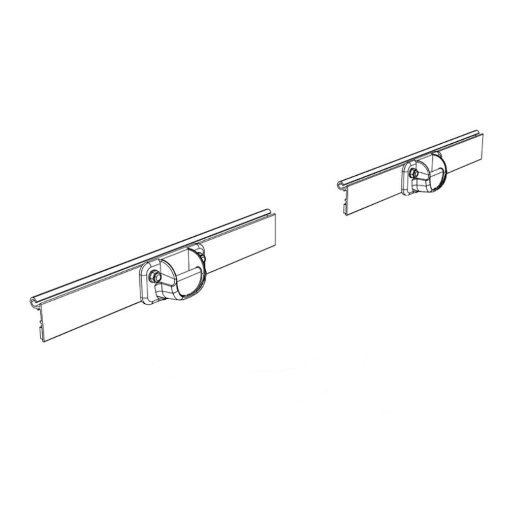 Thule Mounting Rail voor Caravan Rail 2x16cm Thule Mounting Rail voor Caravan Rail 2x16cm