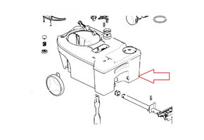 Thetford C250/260 Waste Holding Tank Pump Out