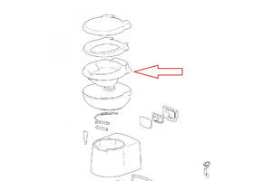 Thetford C260 Toilet Pot Kunststof