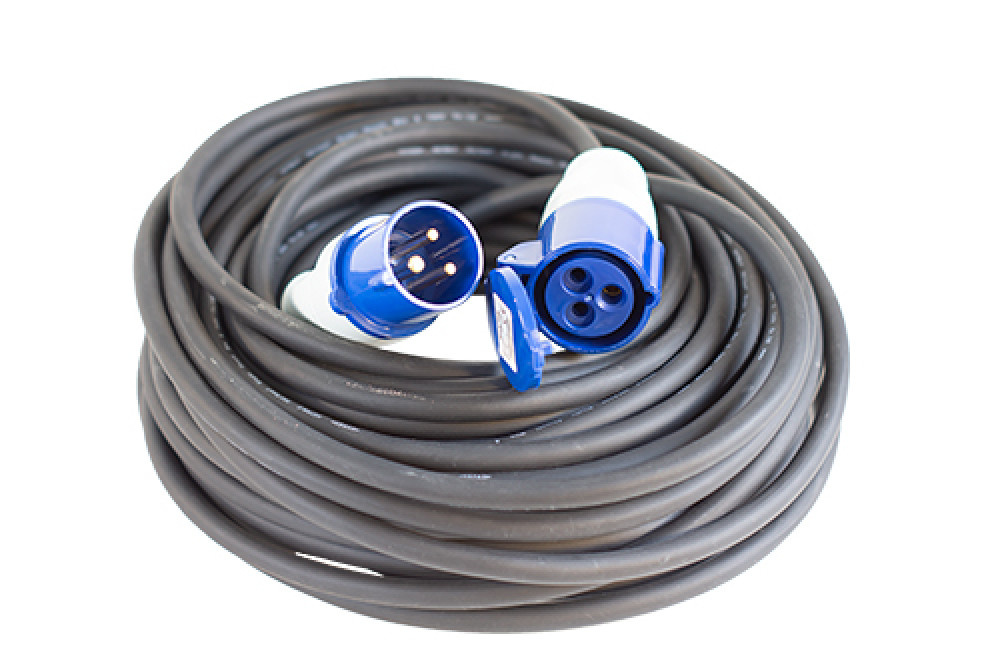 Vechline Verloopkabel 3x2,5² CEE-CEE Contra 25m Vechline Verloopkabel 3x2,5² CEE-CEE Contra 25m